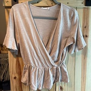 Tan Blouse